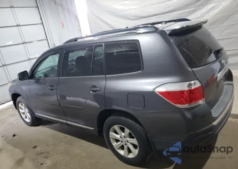 2012 Toyota Highlander Base из США, поврежденный, VIN 5TDBK3EH9CS157966